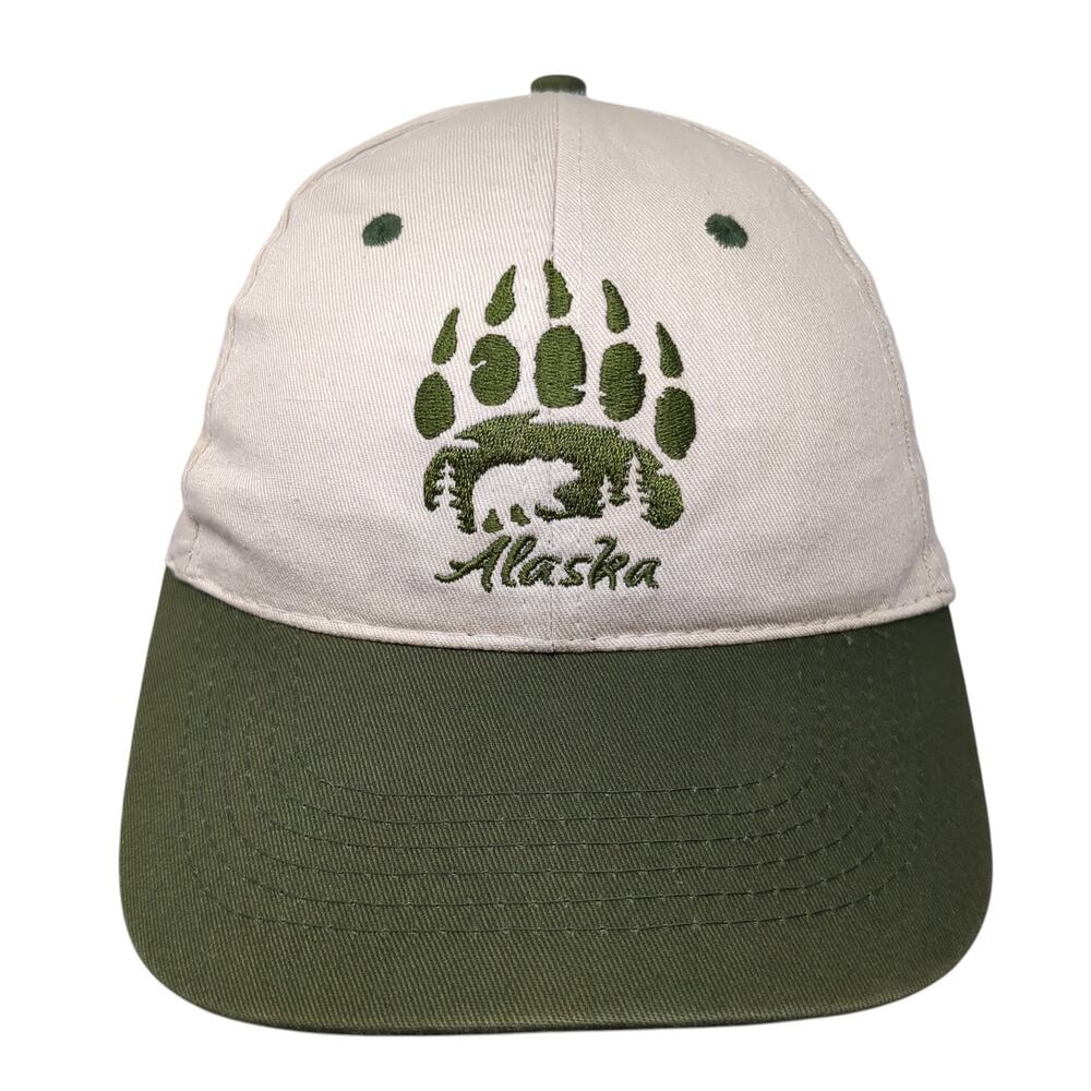 Alaska Bear Paw Strapback Baseball Cap Multicolor One Size Embroidered Ace